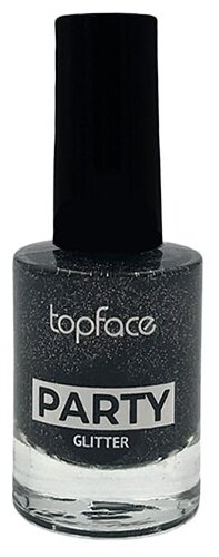 Topface Лак для ногтей Party Glitter, 9 мл, 116