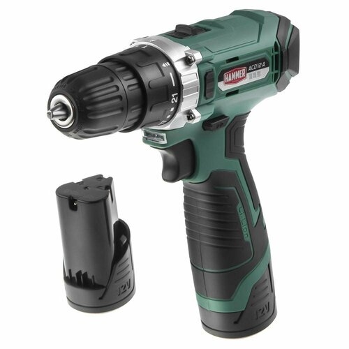 Дрель аккумуляторная HAMMER 12В 15 Ач 11883₽