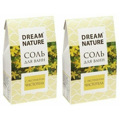 Соль для ванн DREAM NATURE чистотел, 500 г (2 шт.)