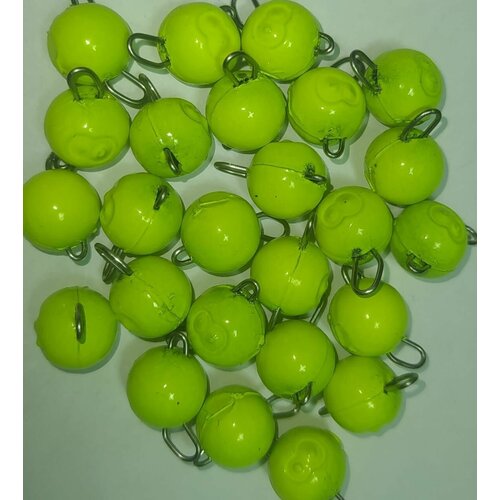 фото Грузила для рыбалки чебурашка набор 25 штук 8 грамма без бренда