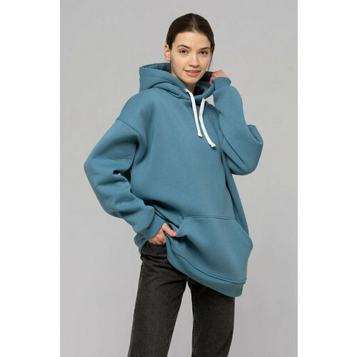 фото Худи магазин толстовок, размер xs-44-unisex-(женский), синий