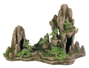 Для аквариума TRIXIE Скалы с пещерой и растениями (8855) 45 см