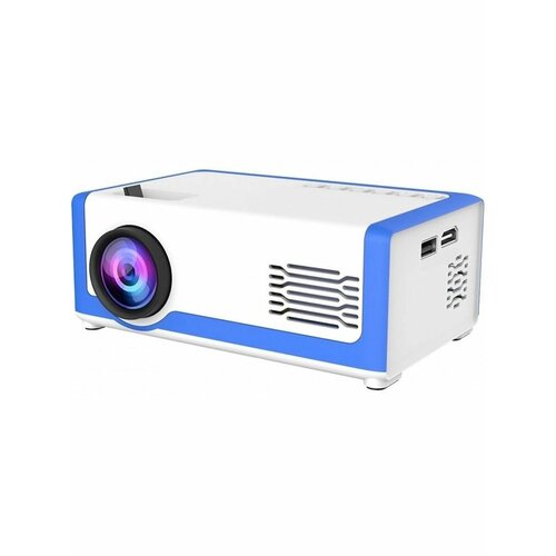 Мультимедийный мини-проектор для просмотра фильмов с поддержкой изображения FullHD голубой 479900₽