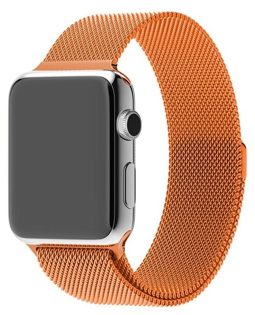 Ремешок Krutoff Milanese для Apple Watch 38/40mm (orange) G4