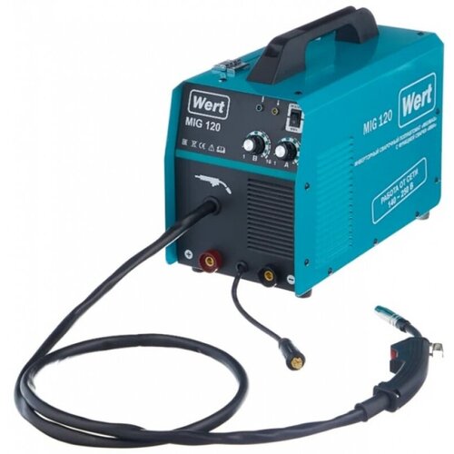Сварочный инверторный полуавтомат WERT MIGMAG MIG 120 195060 1099000₽
