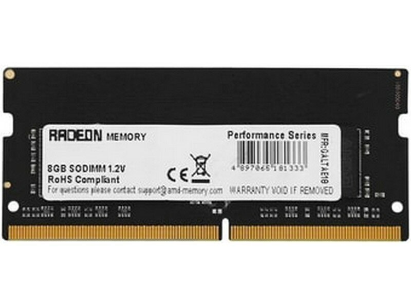 Оперативная память AMD DDR4 4Gb 3200MHz pc-25600 (R944G3206S1S-UO) oem - фотография № 7