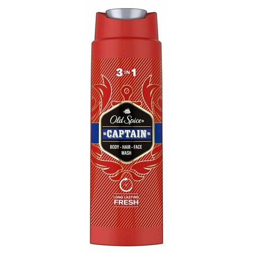 Гель для душа и шампуньOld Spice 2в1 Captain, 250 мл, 2 шт гель для душа и шампунь 2в1 captain 250 мл