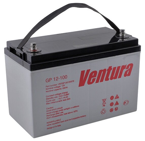 Аккумуляторная батарея Ventura GP 12-100 12В 107 А·ч