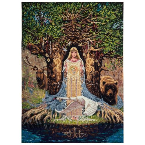 фото Набор для вышивания "panna" "золотая серия" so-1896 ( со-1896 ) "оберег веда" 31*43см