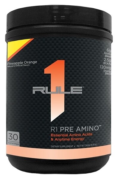 R1 Pre Amino 30 serv 252g Peach Mango