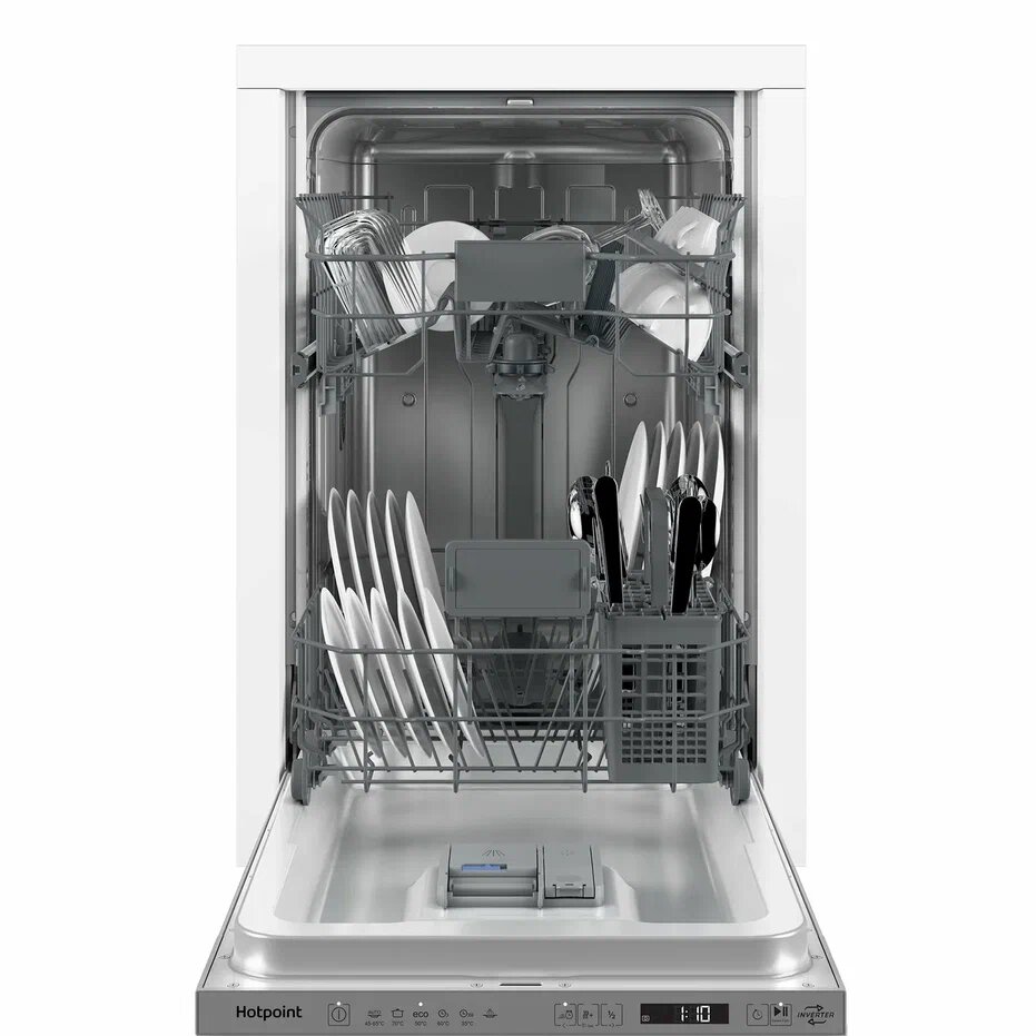 Встраиваемая посудомоечная машина 45 Hotpoint HIS 1D67