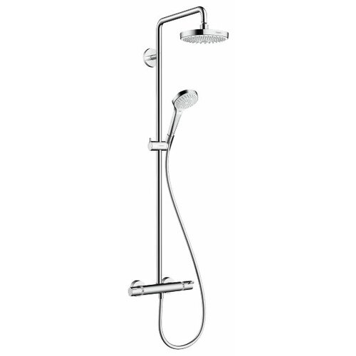 фото Душевая стойка hansgrohe croma select s 180 2jet showerpipe ecosmart 27254400 комбинированное