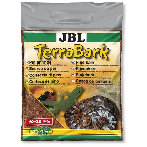 фото Грунт jbl terrabark m 10-20 мм 5 л, 1.2 кг коричневый