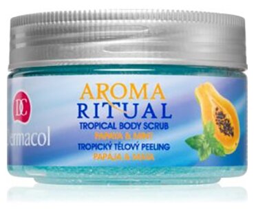 Dermacol Aroma Ritual - скраб для тела с ароматом папайя и мяты