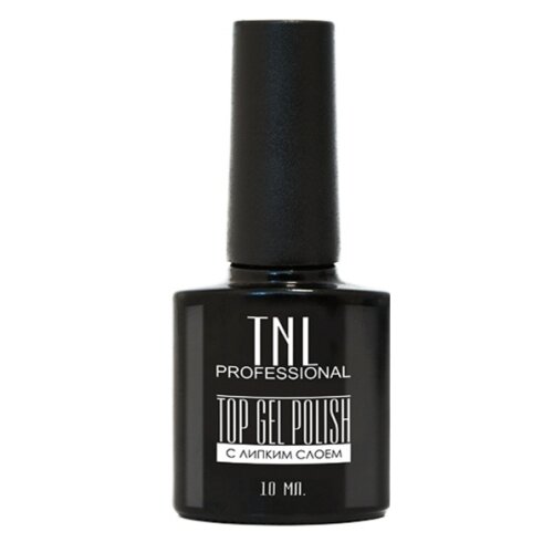 TNL Professional Верхнее покрытие Top Gel Polish, прозрачный, 10 мл, 47 г tnl professional верхнее покрытие matte top gel polish прозрачный 10 мл