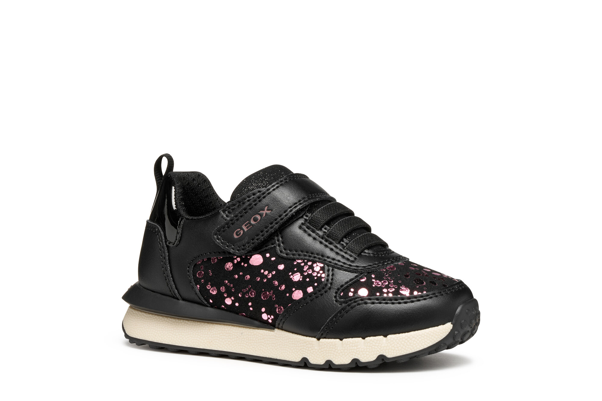 Кроссовки GEOX, размер 29 EU, черный/фиолетовый — фото 1