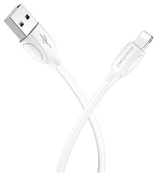 Кабель Borofone BX19 Benefit charging data cable for Lightning White