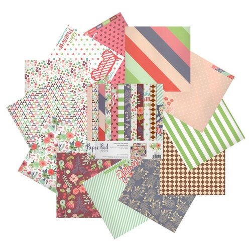 фото 052-sb набор бумаги "сиреневая дымка" 25,5*25,5см белоснежка