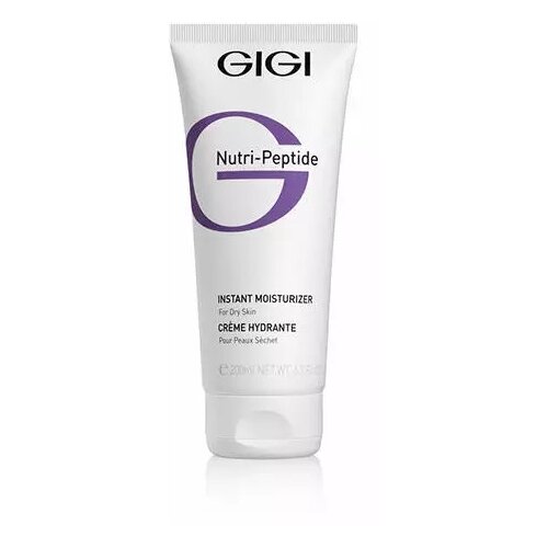 Gigi Nutri-Peptide Instant Moisturizer Пептидный крем мгновенное увлажнение для сухой кожи лица, 200 мл крем gigi nutri peptide instant moisturizer for dry skin пептидный крем для мгновенного увлажнения сухой кожи 200 мл