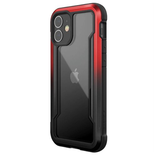 фото Чехол raptic shield для iphone 12 mini чёрный/красный градиент