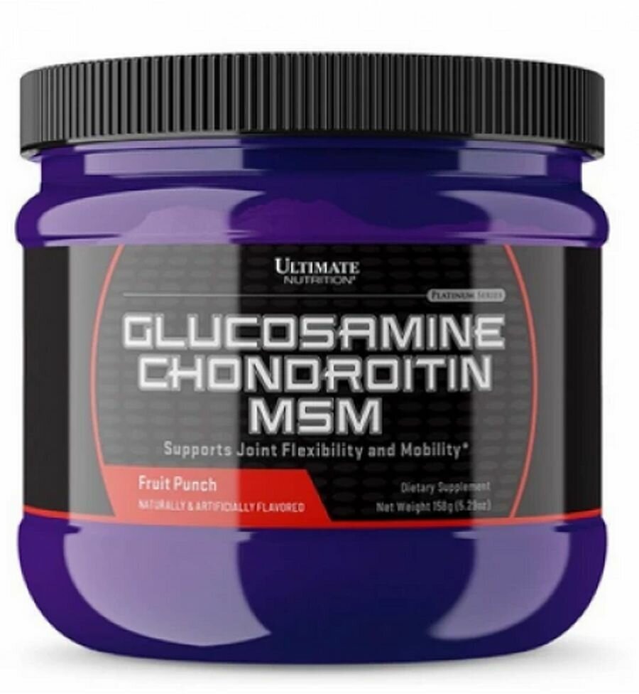 Glucosamine + Chondroitin+ MSM (Fruit Punch) 158g