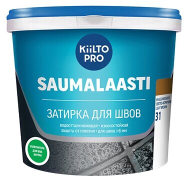 Kiilto Saumalaasti Затирка 31, 1кг, светло-коричневый T3506.001