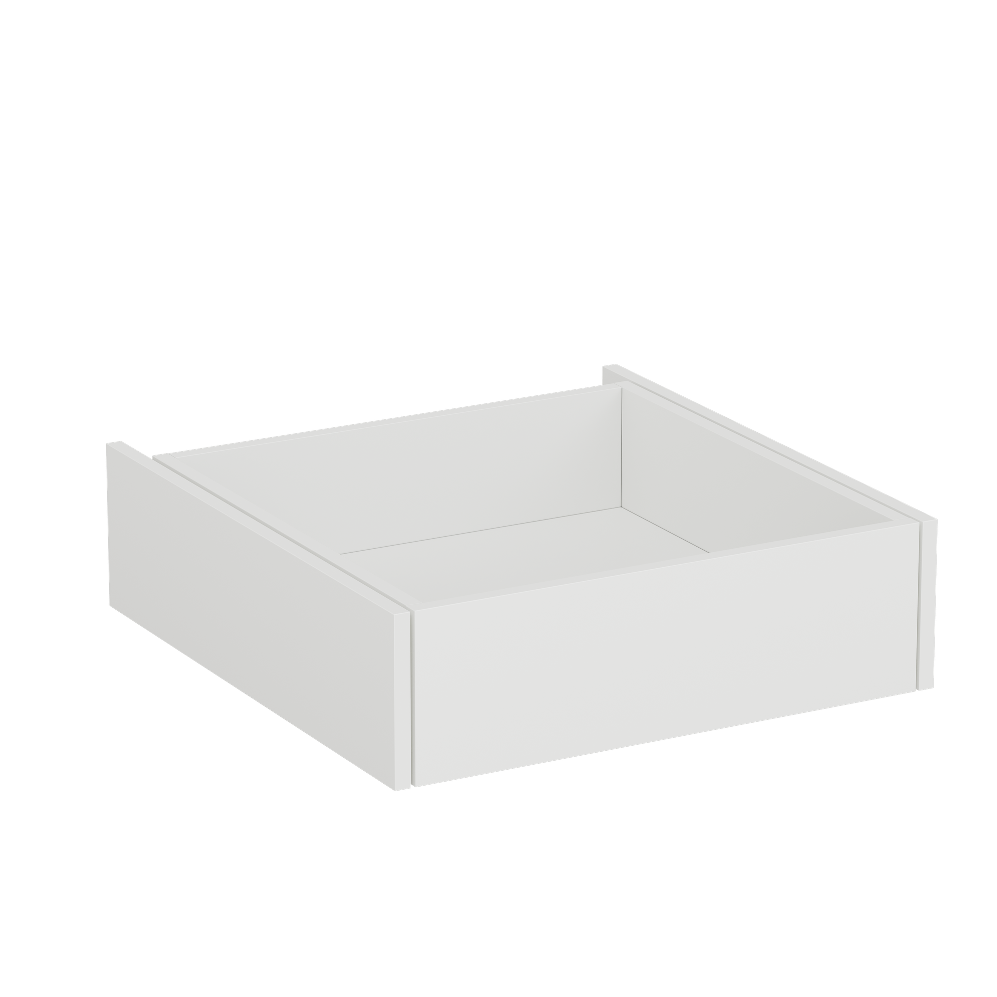 Ящик для шкафа Pragma Eksa, ШхГ 50х58см, ЛДСП, белый 