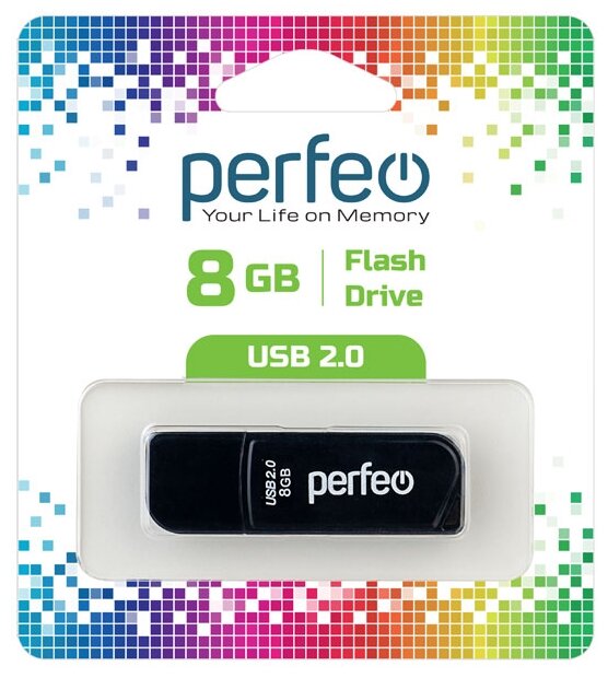 USB флешка Perfeo USB 8GB C10 Black