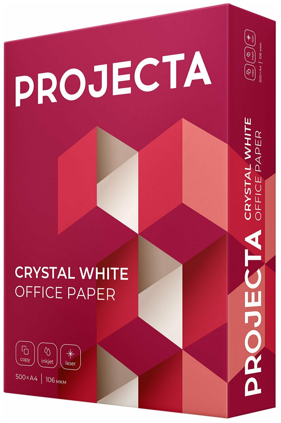Бумага для офисной техники Projecta А4 марка А 80 г/кв. м 500 листов