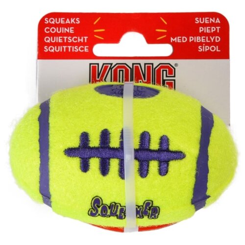 Игрушка для собак KONG AirDog Squeaker Регби малая 9 см