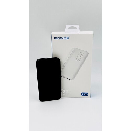 Внешний аккумулятор Power bank Повер банк 10000 мАч Повербанк для Iphone xiaomi samsung honor Черный 129000₽