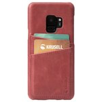 Чехол-накладка Krusell Sunne 2 Card Cover для Samsung Galaxy S9, кожаный - изображение