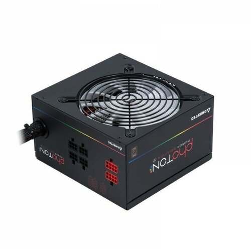 Блок питания Chieftec CTG-650C-RGB ATX 23 650W 85 efficiency Active PFC RGB Rainbow 120mm fan Cable Management Retail 885600₽