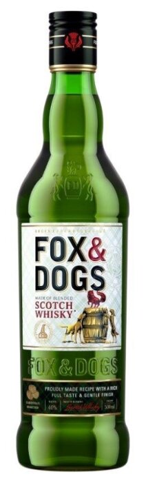 Виски Fox&Dogs, 0.5 л