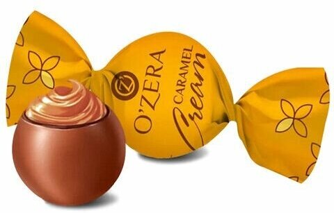 Конфеты шоколадные O'ZERA "Caramel Cream" с карамельной начинкой, 500 г, ПН213