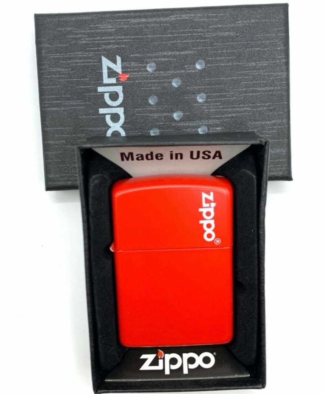 Зажигалка ZIPPO Classic Metallic Red 49475ZL - фотография № 20