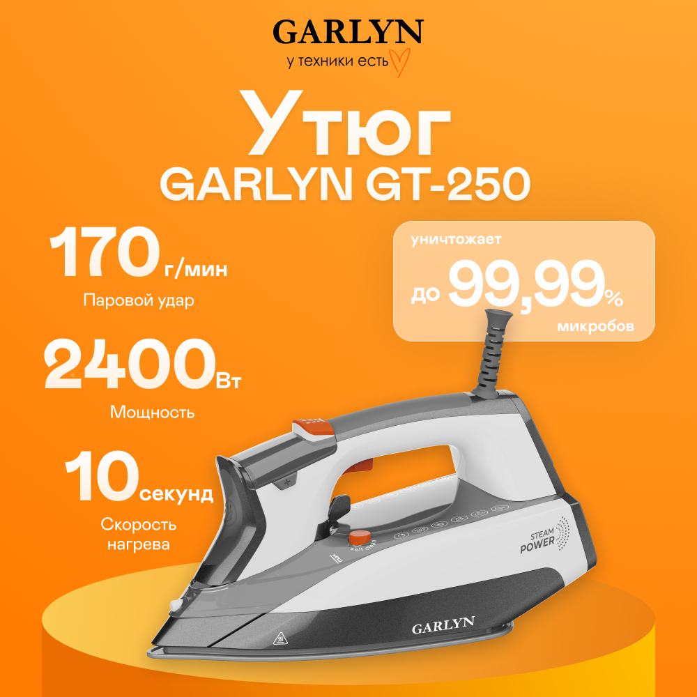 Утюг GARLYN - фото №1