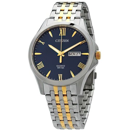 Наручные часы CITIZEN Quartz BF2024-50L, серебряный, золотой