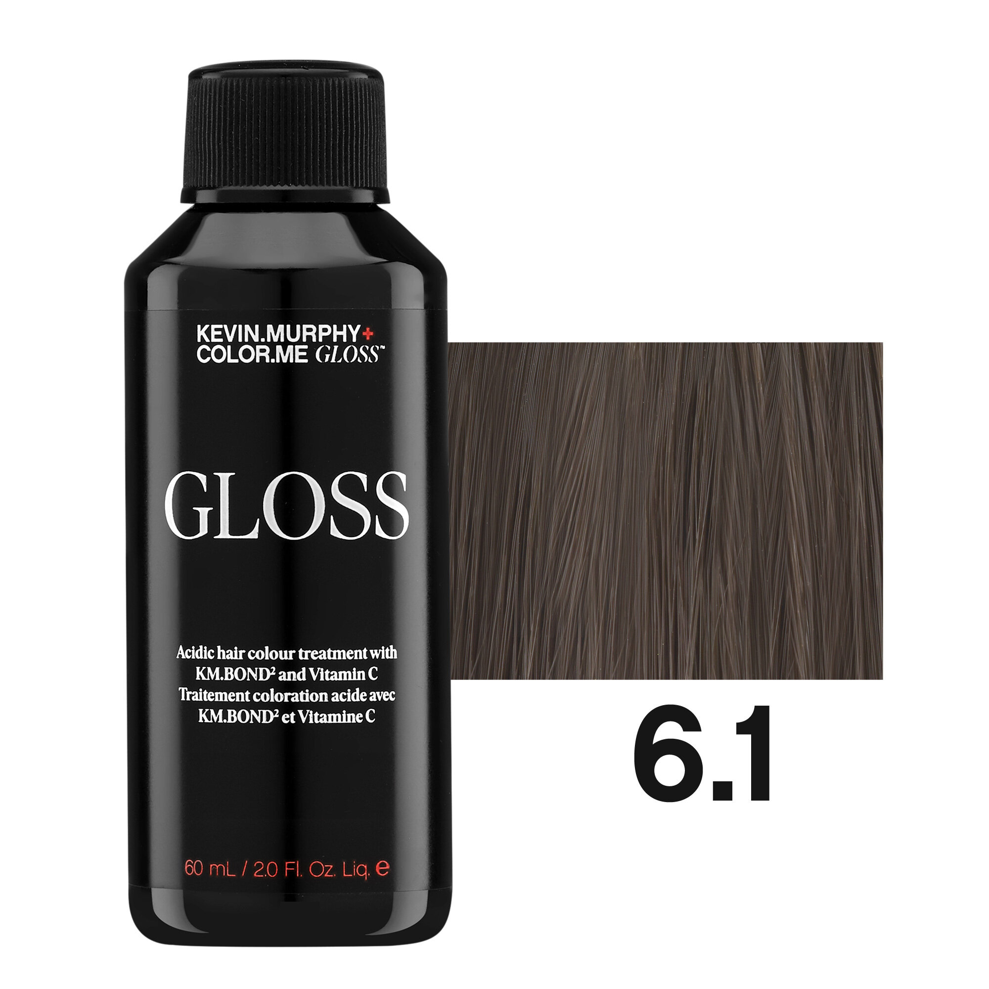 Color.me Gloss 6.1 Полуперманентный гелевый краситель с кислым pH и технологией KM. БОНД2, 60 мл