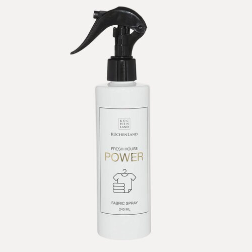 Изображение товара Спрей ароматический, 240 мл, для одежды и тканей, Power, Fresh house
