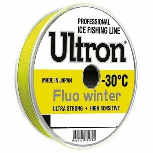 фото Леска ultron fluo winter 0,25мм 7.0кг 50м флуоресцентная nord water's
