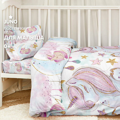 Постельное белье / комплект постельного белья детск. поплин Juno 1 наволочка -40 х60 Unicorns