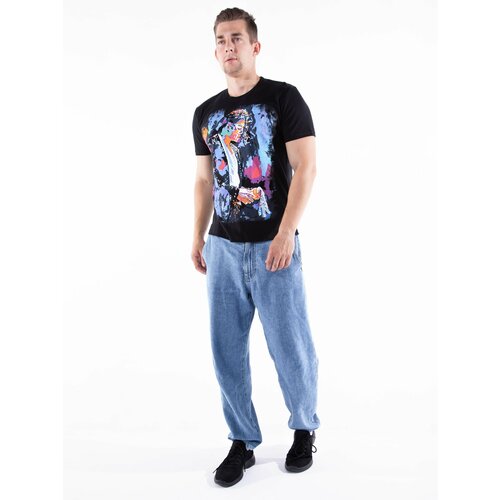 фото Футболка, размер 56, черный нет бренда