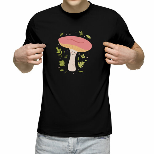 Футболка Us Basic, размер XL, черный мужская футболка волшебный гриб m красный