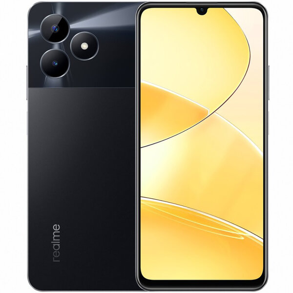 Смартфон Realme C51 4/128Gb Ростест Carbon Black