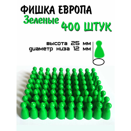 Фишка Европа Зеленый 400 штук