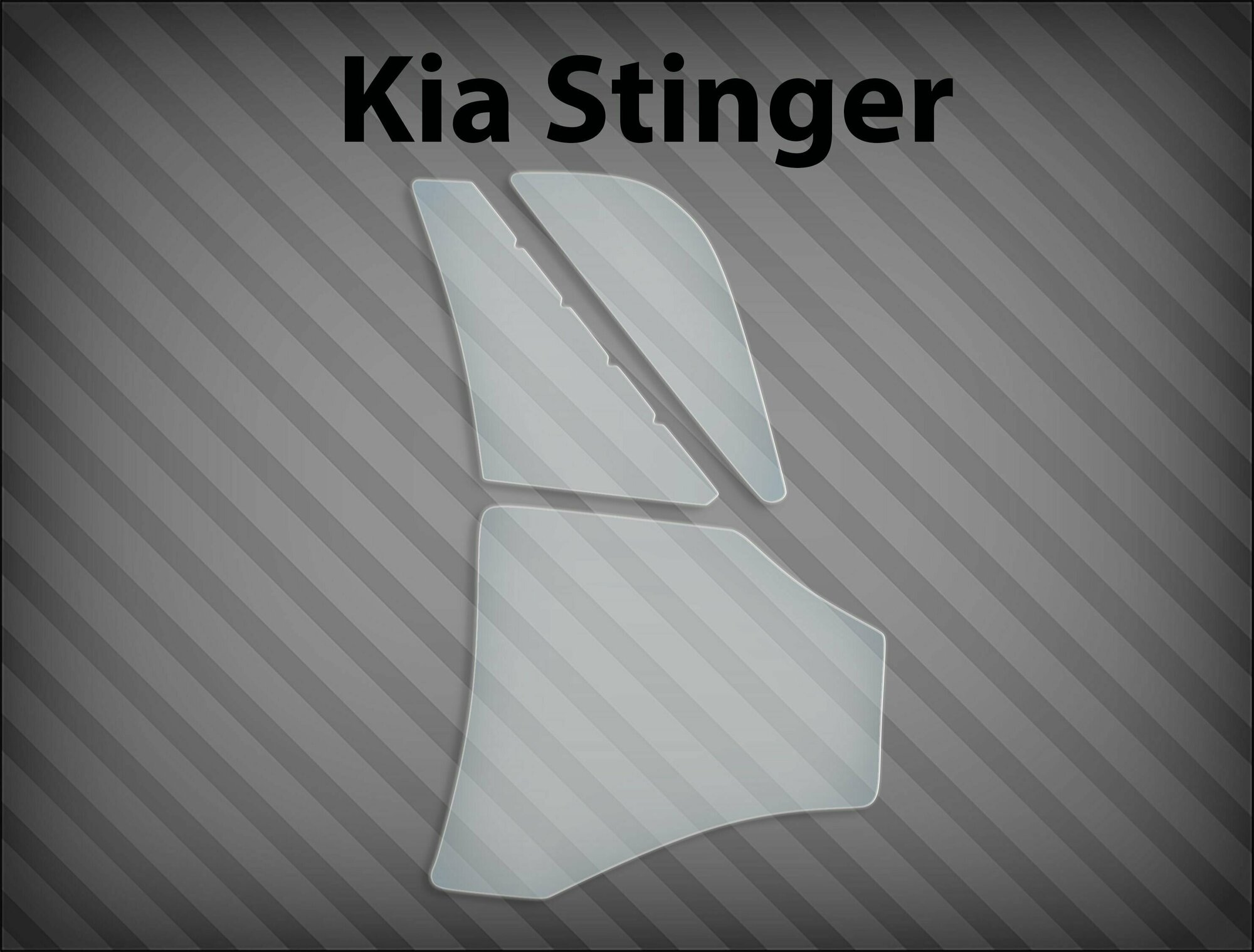 Защитная пленка на дверь/порог Kia Stinger - R