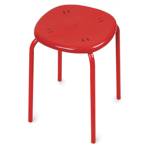 фото Табурет красный