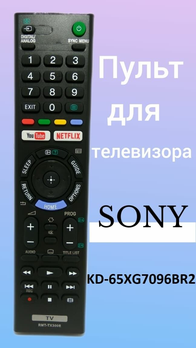 Пульт для телевизора Sony KD-65XG7096BR2