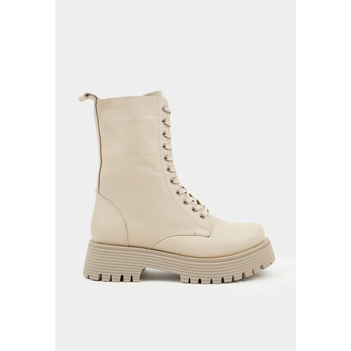 фото Ботинки mario berlucci, размер 37, бежевый